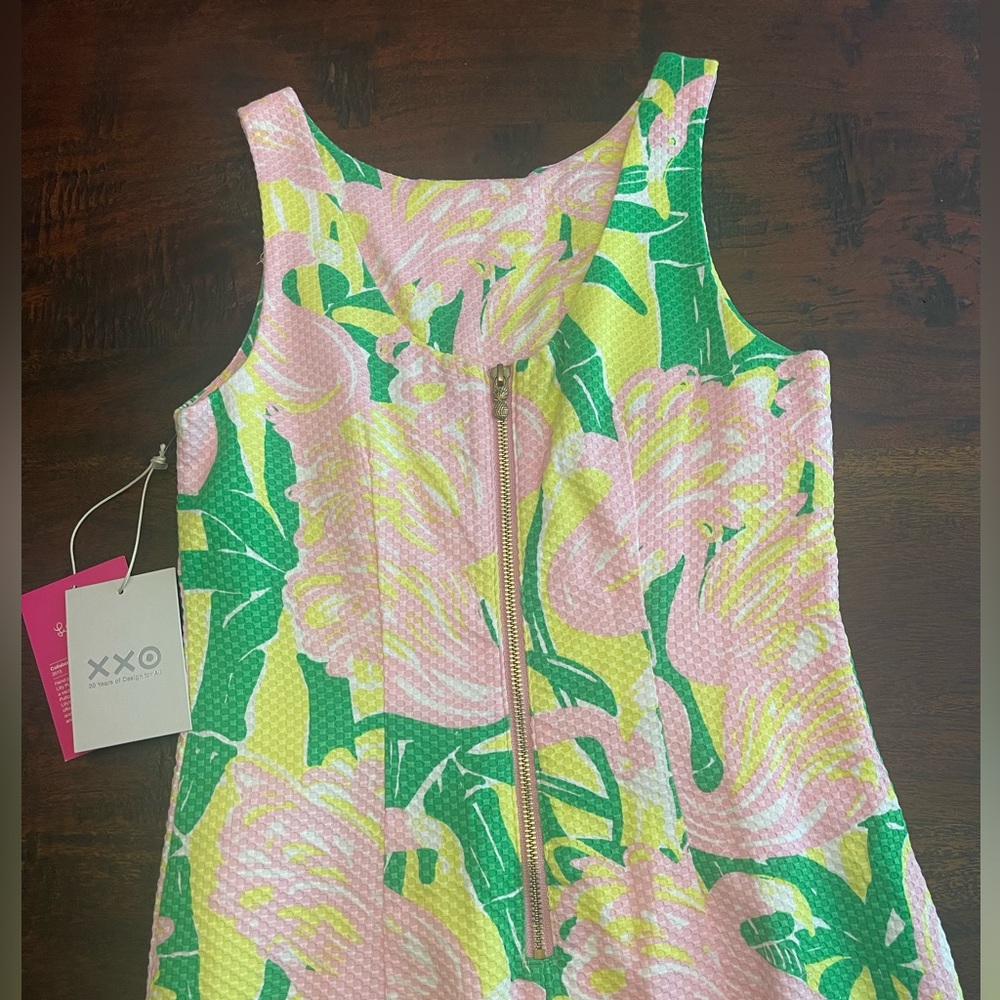 Lilly Pulitzer Sheath Dress Size 4 Fan Dance - Picture 3 of 4
